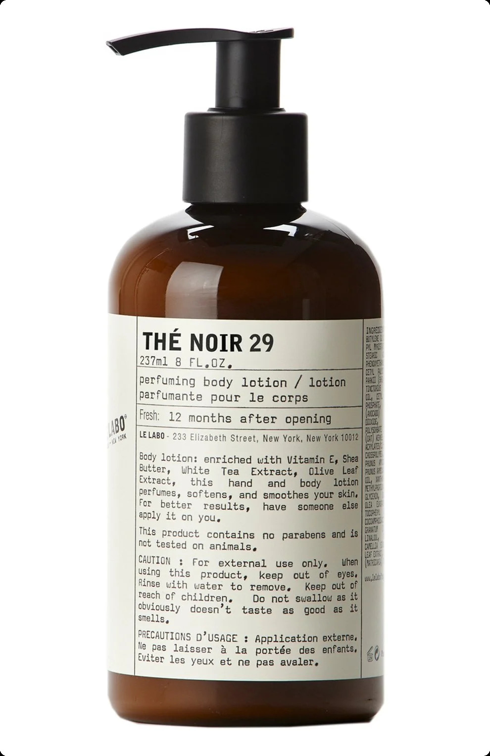 Le Labo The Noir 29 Лосьон для тела 237 мл для женщин и мужчин