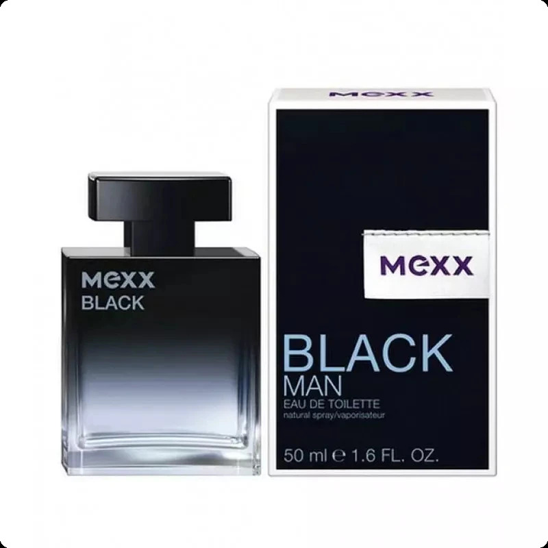Mexx Black Туалетная вода 50 мл для мужчин