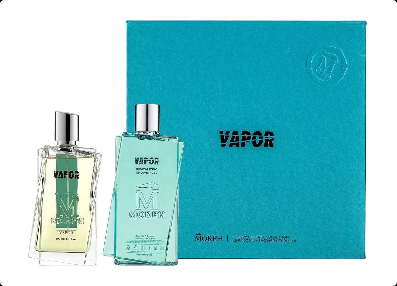 Morph Vapor Набор (парфюмерная вода 100 мл + гель для душа 200 мл) для женщин и мужчин
