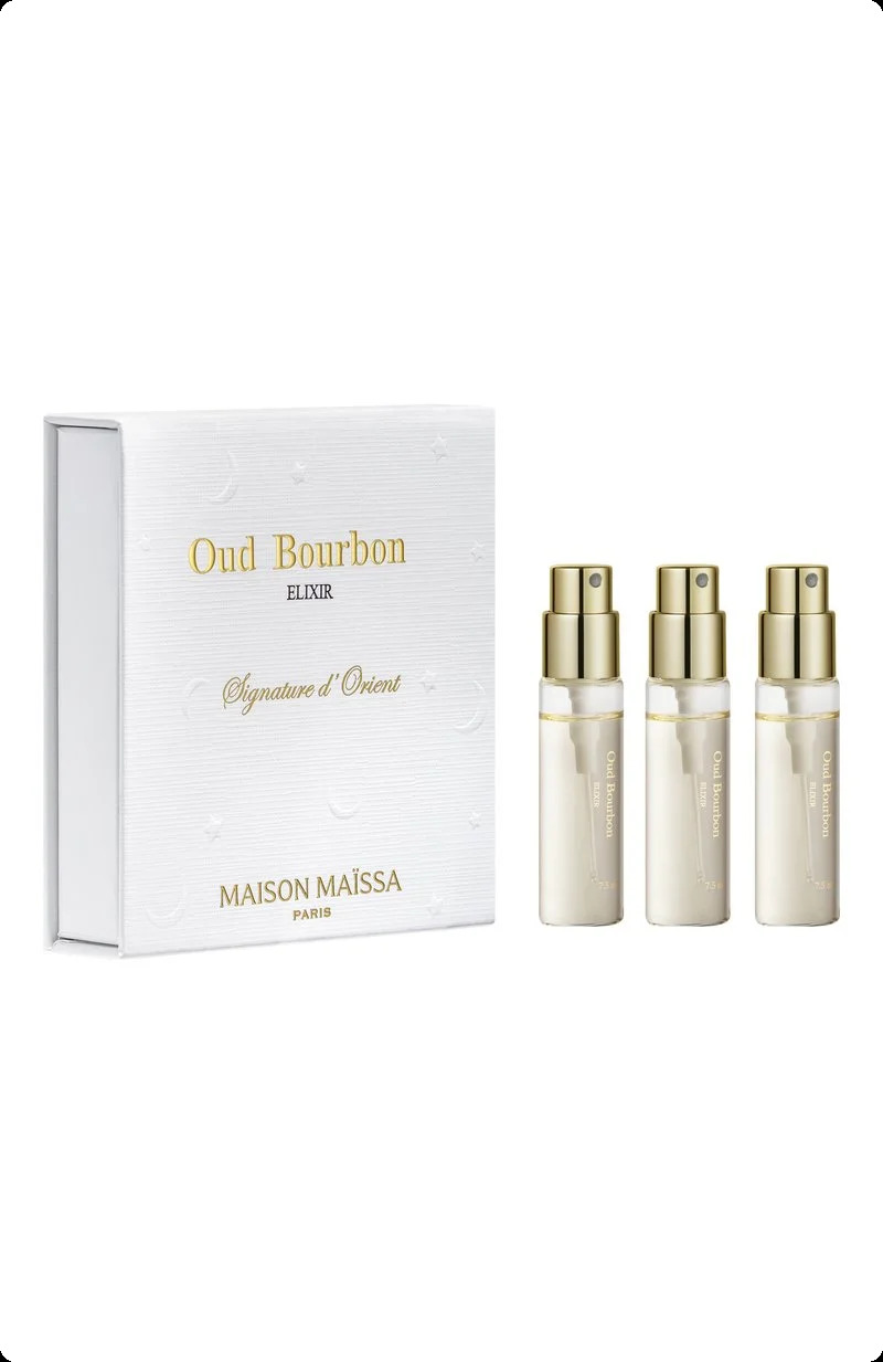 Maissa Oud Bourbon Набор (парфюмерная вода 7.5 мл x 3 шт.) для женщин и мужчин