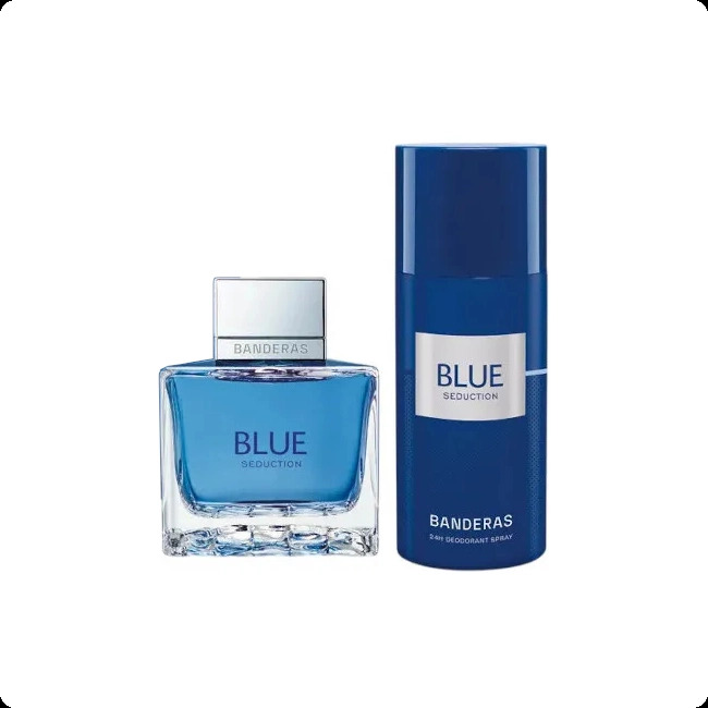Antonio Banderas Blue Seduction Набор (туалетная вода 100 мл + дезодорант-спрей 150 мл) для мужчин