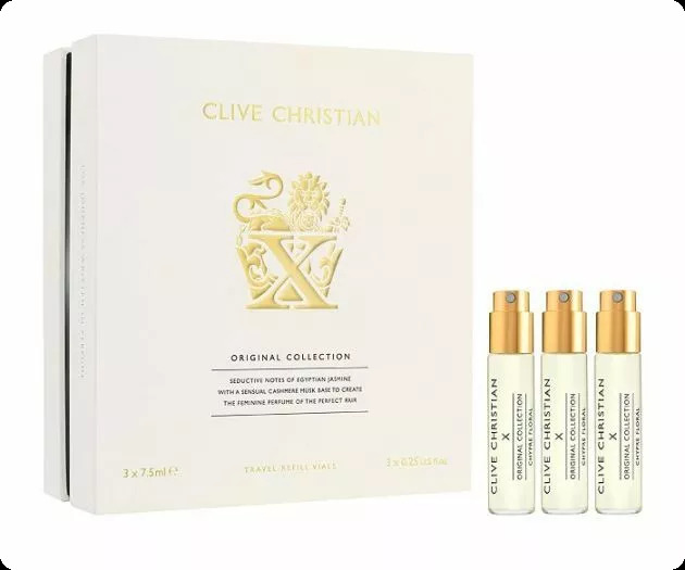 Clive Christian X Feminine Edition Набор (духи 7.5 мл x 3 шт.) для женщин