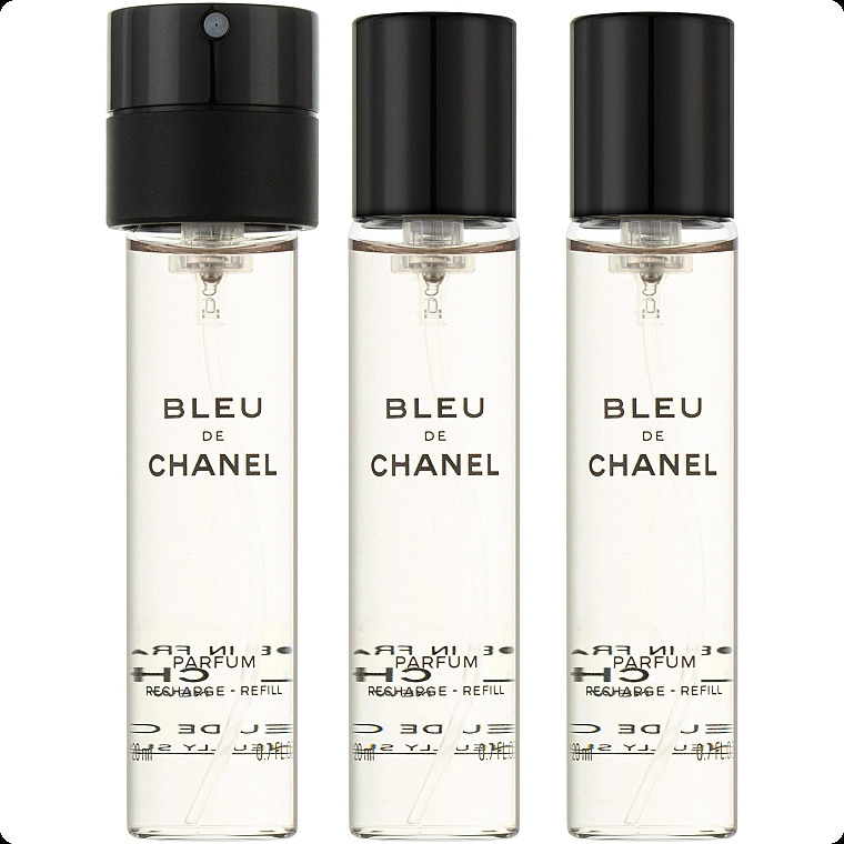 Chanel Bleu de Chanel Parfum Набор (духи 20 мл x 3 шт.) для мужчин