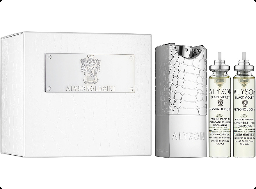 Alyson Oldoini Black Violet Набор (парфюмерная вода 20 мл x 3 шт.) для женщин