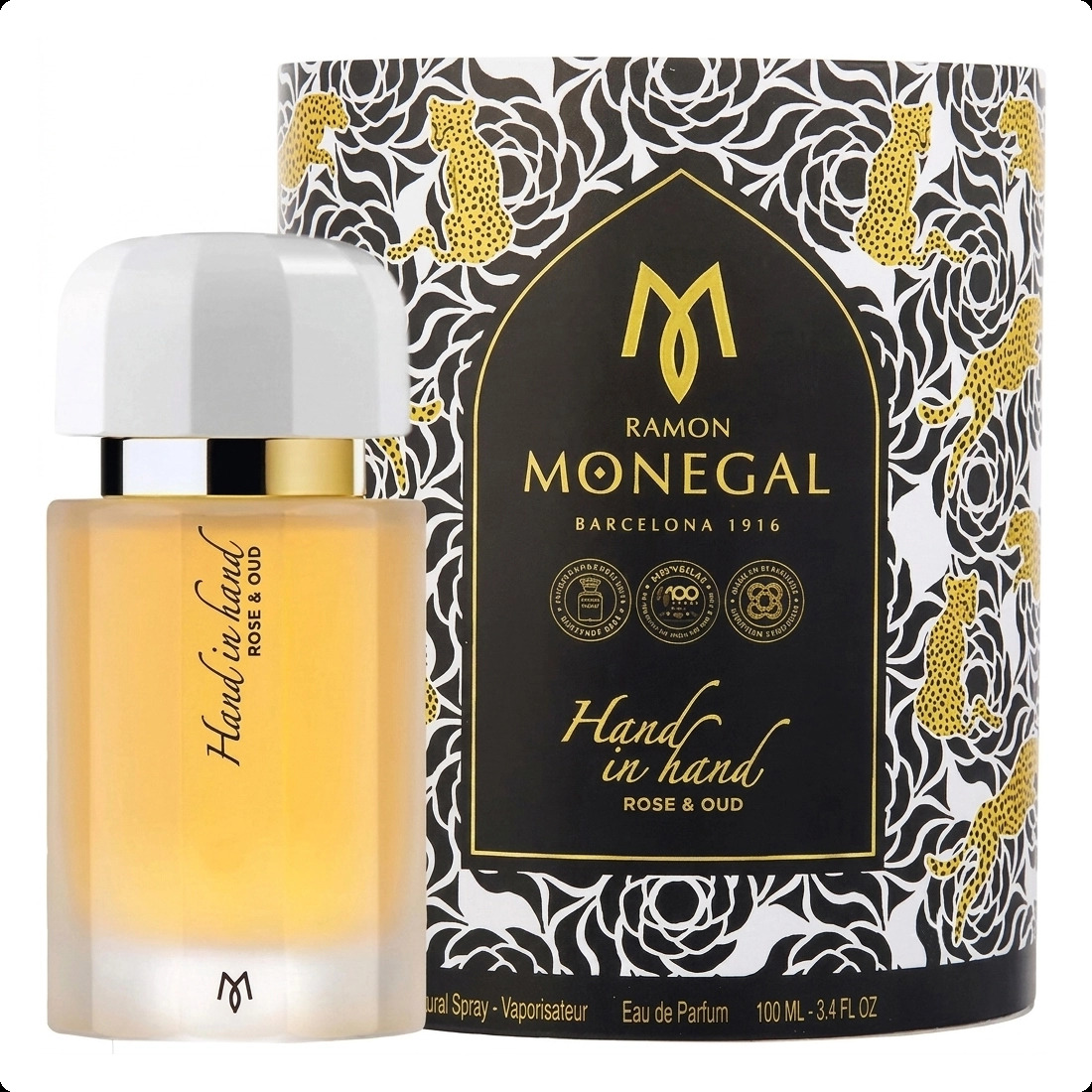 Ramon Monegal Hand in Hand Rose and Oudh Парфюмерная вода 100 мл для женщин и мужчин