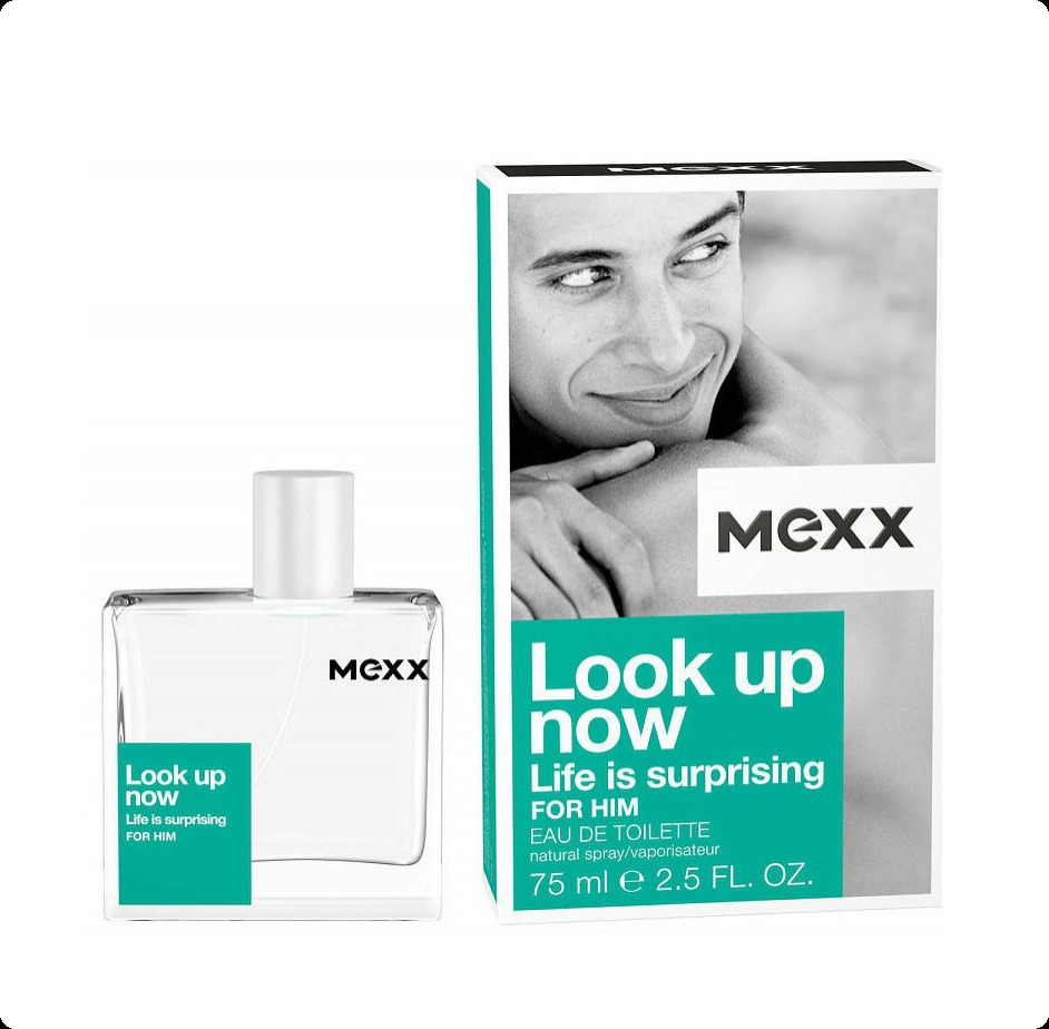 Mexx Look Up Now Life Is Surprising For Him Туалетная вода 75 мл для мужчин
