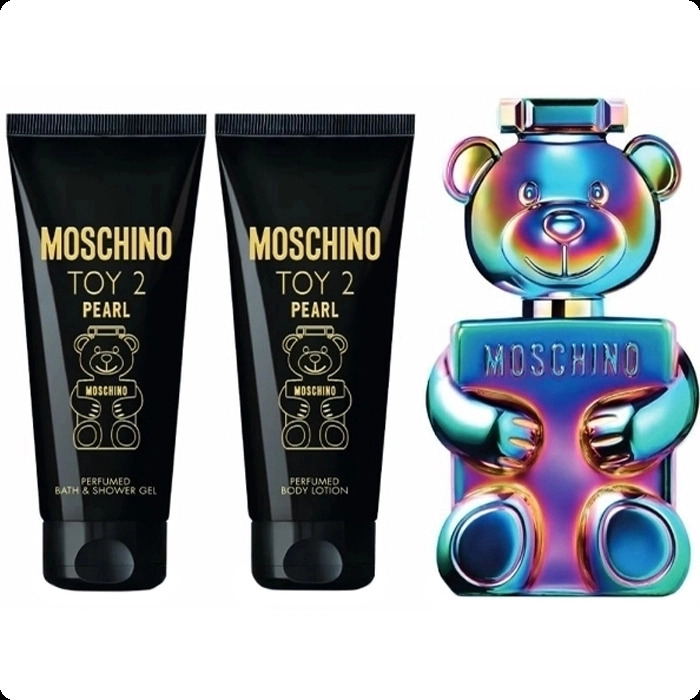 Moschino Toy 2 Pearl Набор (парфюмерная вода 50 мл + гель для душа 50 мл + лосьон для тела 50 мл) для женщин и мужчин
