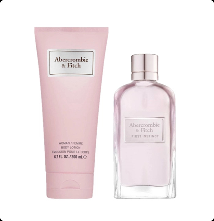 Abercrombie and Fitch First Instinct for Her Набор (парфюмерная вода 100 мл + лосьон для тела 200 мл) для женщин