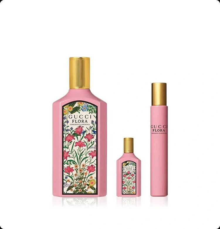 Gucci Flora Gorgeous Gardenia Eau de Parfum Набор (парфюмерная вода 100 мл + парфюмерная вода 10 мл + парфюмерная вода 5 мл) для женщин
