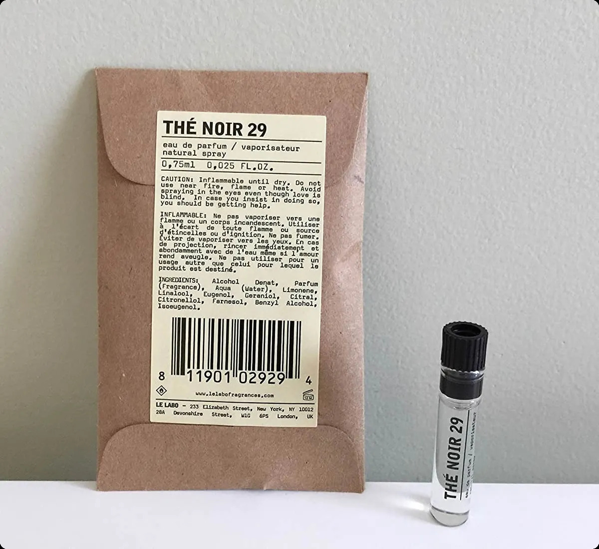 Миниатюра Le Labo The Noir 29 Парфюмерная вода 0.75 мл - пробник духов