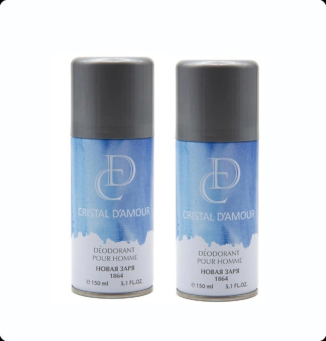 Nouvelle Etoile Cristal d Amour Набор (дезодорант-спрей 150 мл x 2 шт.) для мужчин