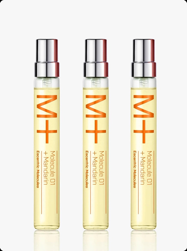 Escentric Molecules Molecule 01 Mandarin Набор (туалетная вода 8.5 мл x 3 шт.) для женщин и мужчин