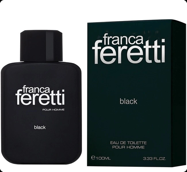 Franca Feretti Black Туалетная вода 100 мл для мужчин