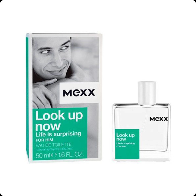 Mexx Look Up Now Life Is Surprising For Him Туалетная вода 50 мл для мужчин