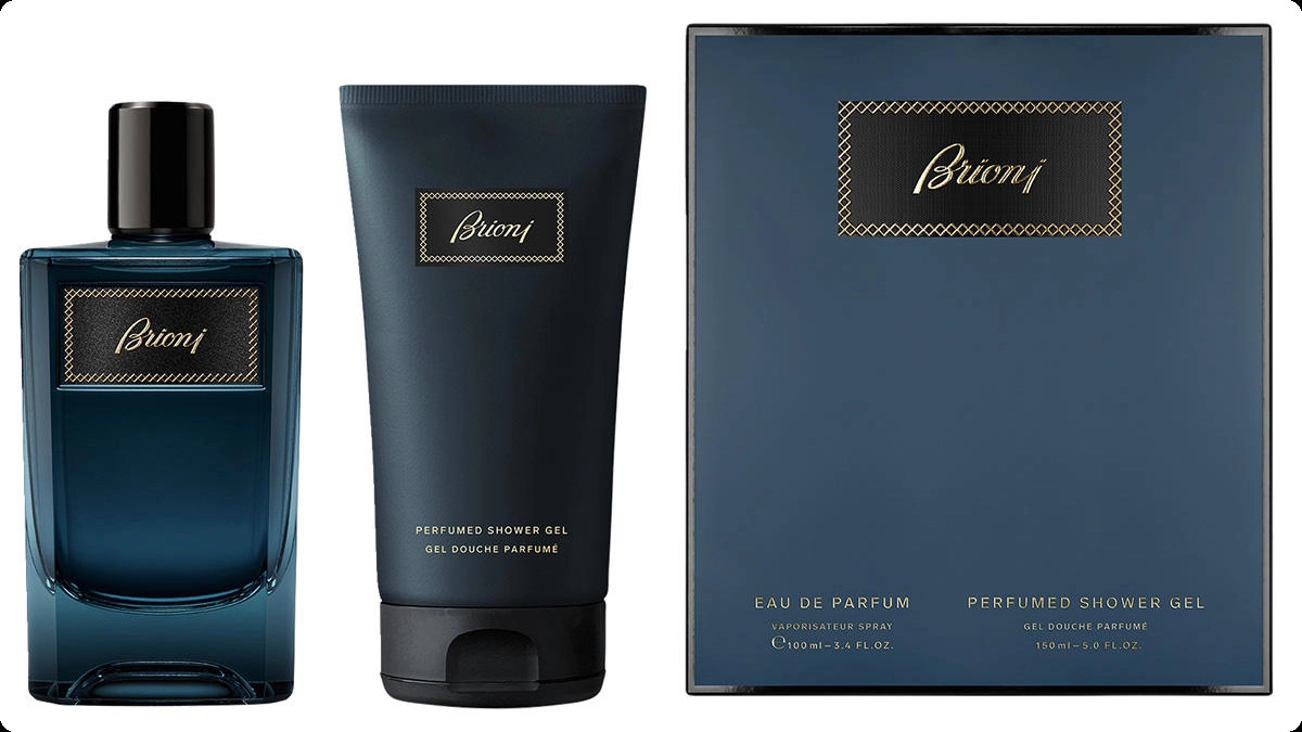Brioni Brioni Eau de Parfum Набор (парфюмерная вода 100 мл + гель для душа 150 мл) для мужчин