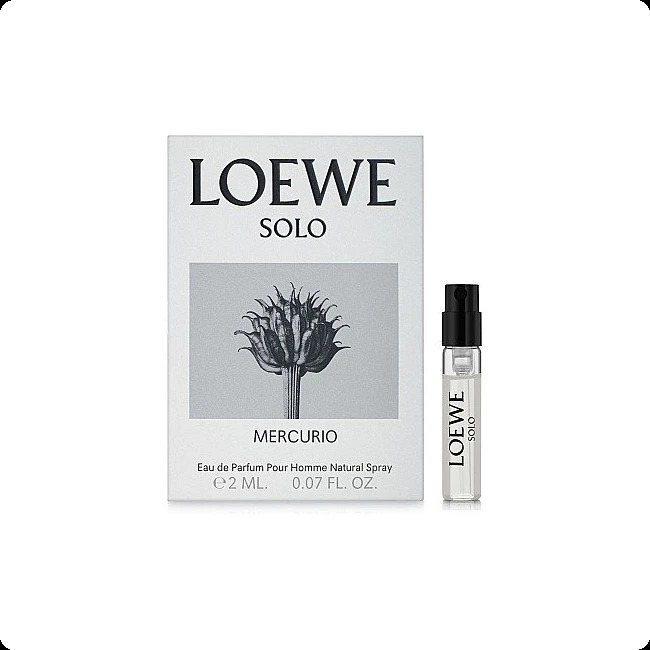 Миниатюра Loewe Solo Mercurio Парфюмерная вода 2 мл - пробник духов