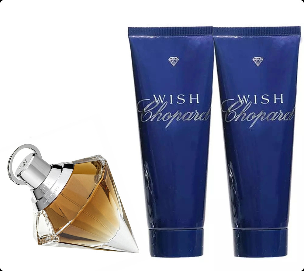 Chopard Wish Набор (парфюмерная вода 75 мл + гель для душа 75 мл + лосьон для тела 75 мл) для женщин