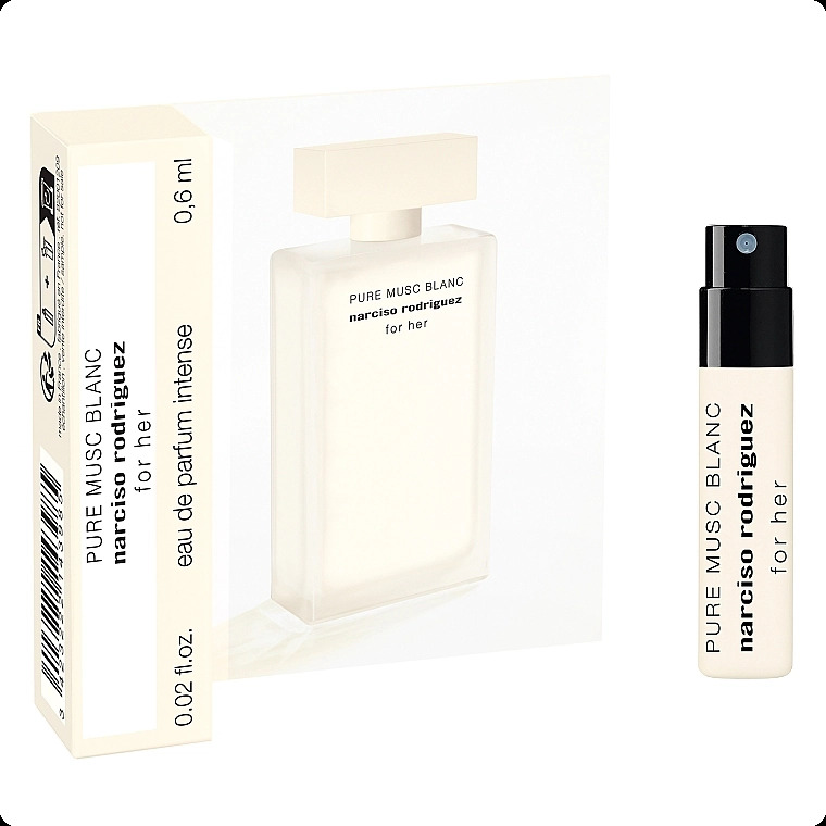 Миниатюра Narciso Rodriguez Pure Musc Blanc For Her Парфюмерная вода 0.6 мл - пробник духов