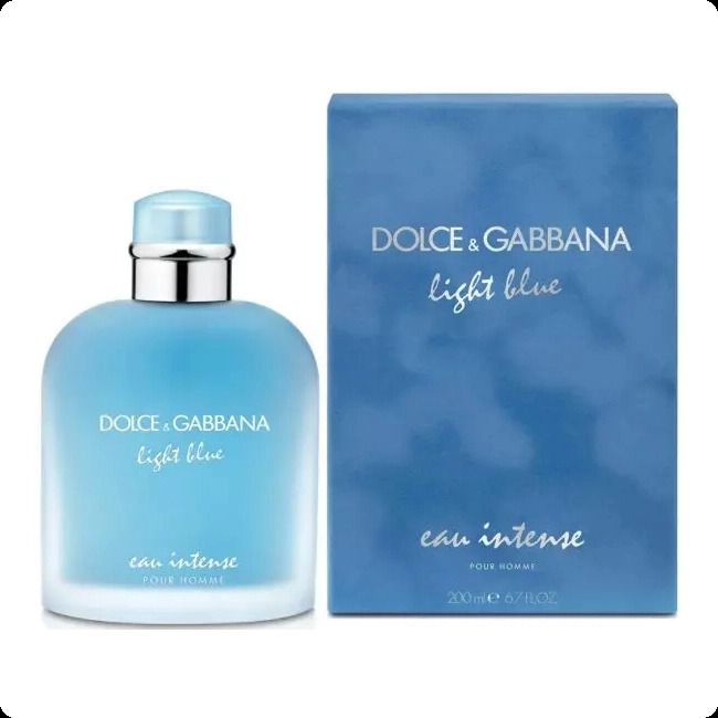 Dolce & Gabbana Light Blue Eau Intense Pour Homme Парфюмерная вода 200 мл для мужчин