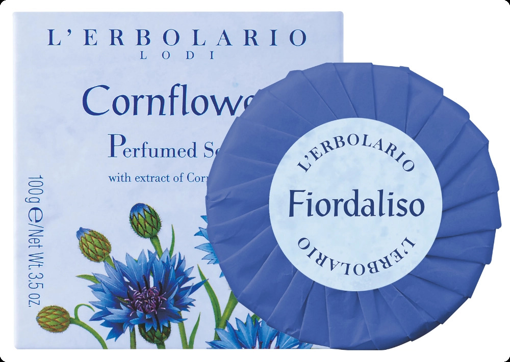 L Erbolario Cornflower Мыло 100 гр для женщин