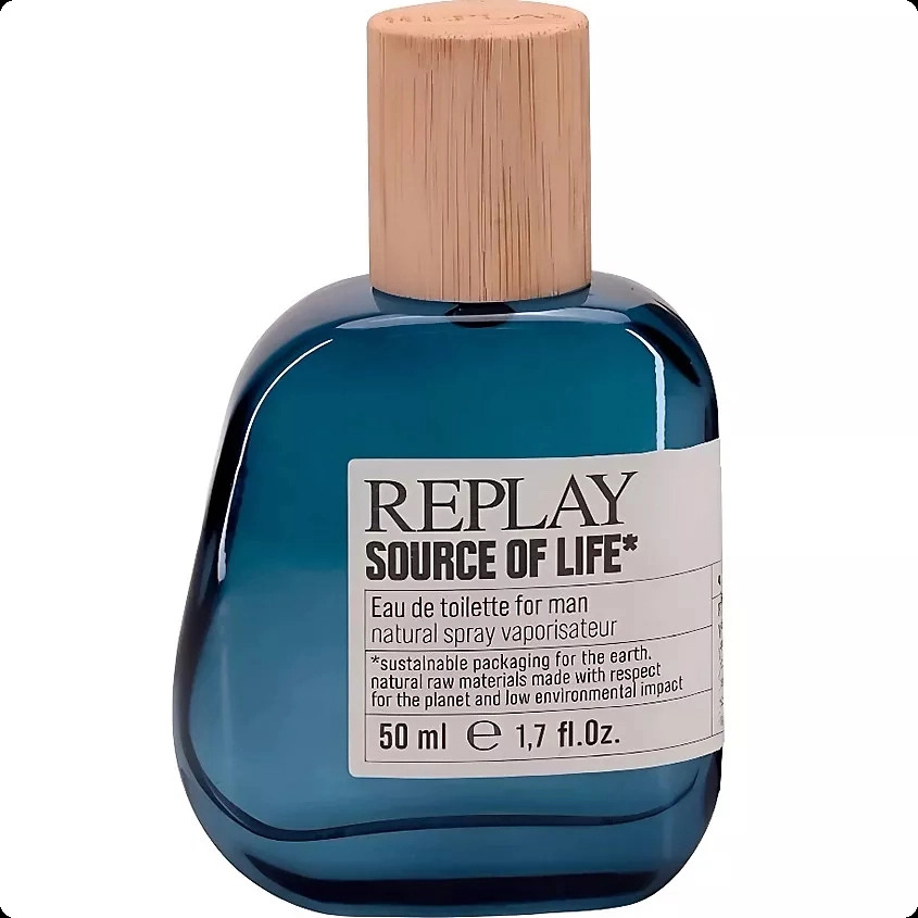 Replay Source of Life For Man Туалетная вода (уценка) 50 мл для мужчин
