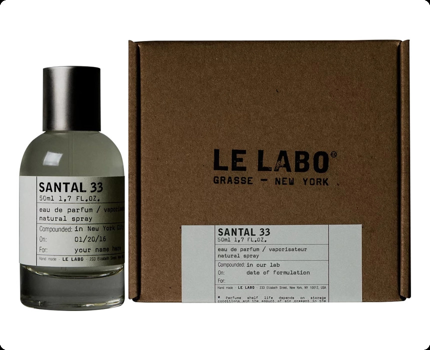 Le Labo Santal 33 Парфюмерная вода 50 мл для женщин и мужчин