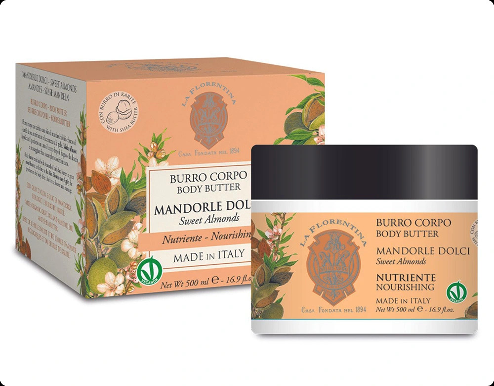 La Florentina Sweet Almonds Крем для тела 500 мл для женщин и мужчин