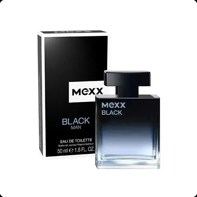 Mexx Black Туалетная вода 50 мл для мужчин