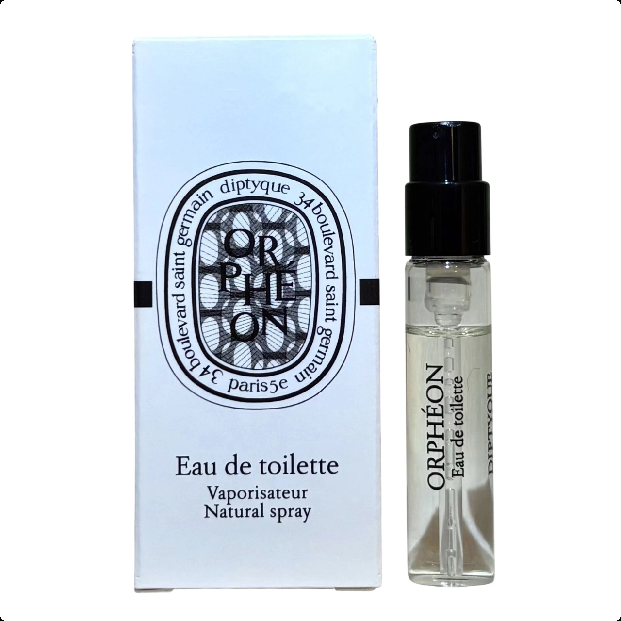 Миниатюра Diptyque Orpheon Eau de Toilette Туалетная вода 2 мл - пробник духов