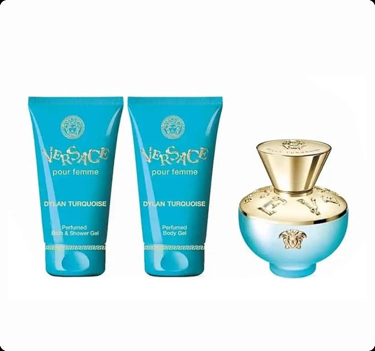 Versace Dylan Turquoise Pour Femme Набор (туалетная вода 30 мл + гель для душа 50 мл) для женщин