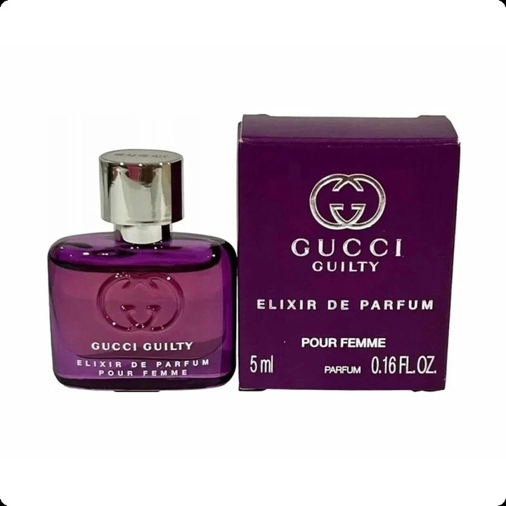 Миниатюра Gucci Guilty Elixir de Parfum pour Femme Парфюмерная вода 5 мл - пробник духов