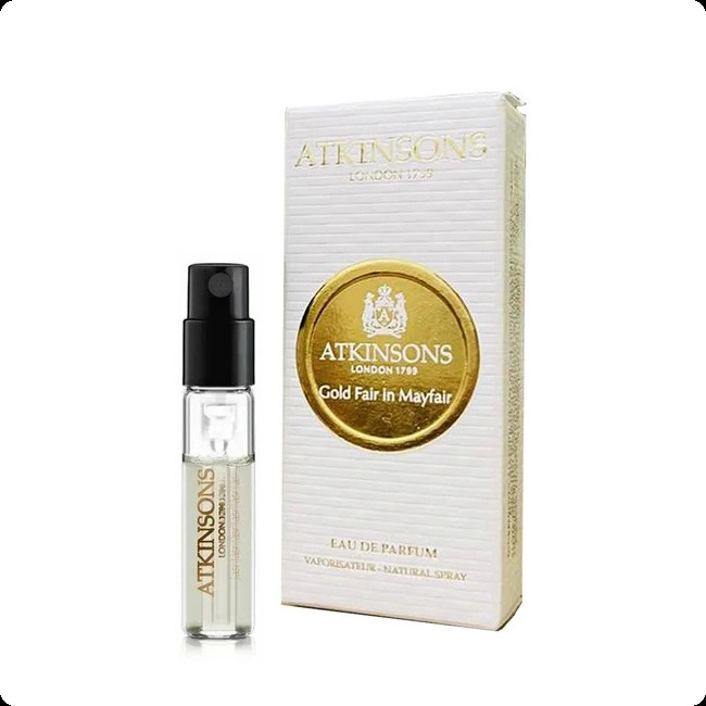 Миниатюра Atkinsons Gold Fair In Mayfair Парфюмерная вода 1.2 мл - пробник духов