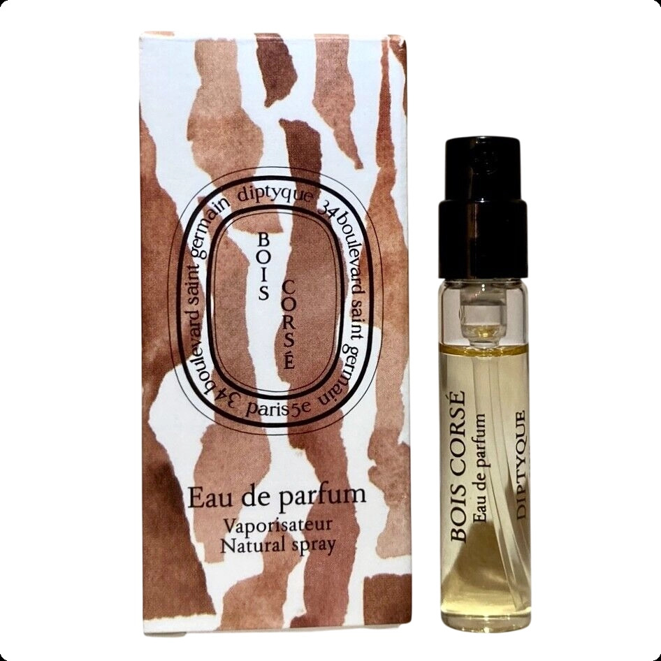 Миниатюра Diptyque Bois Corse Парфюмерная вода 2 мл - пробник духов