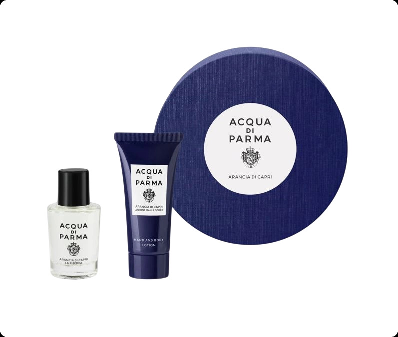 Acqua di Parma Arancia di Capri La Riserva Набор (парфюмерная вода 5 мл + гель для душа 20 мл) для женщин и мужчин