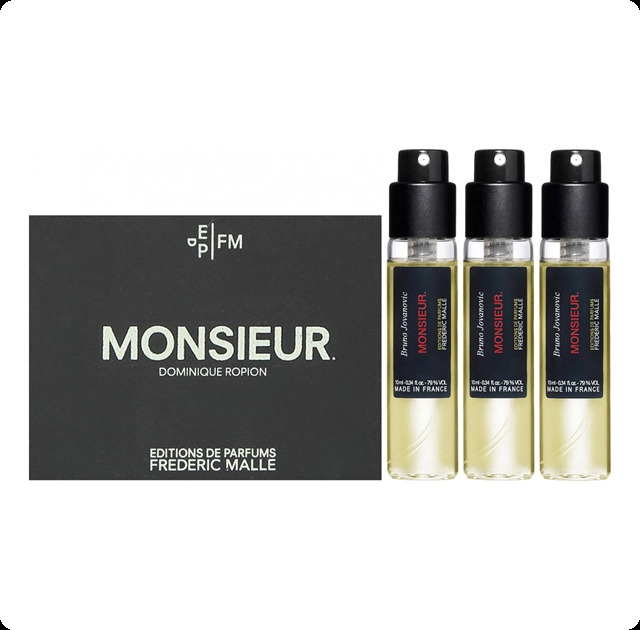 Frederic Malle Monsieur Набор (парфюмерная вода 10 мл x 3 шт.) для мужчин
