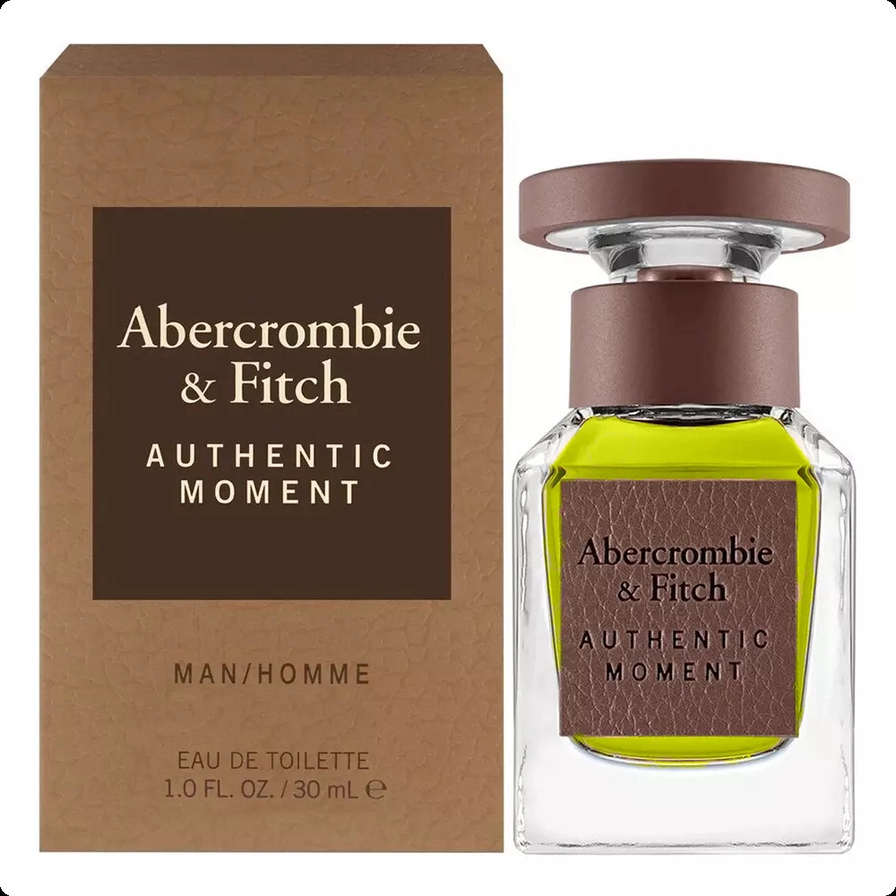 Abercrombie and Fitch Authentic Moment Man Туалетная вода 30 мл для мужчин