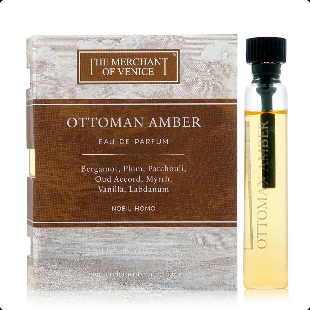 Миниатюра The Merchant of Venice Ottoman Amber Парфюмерная вода 2 мл - пробник духов