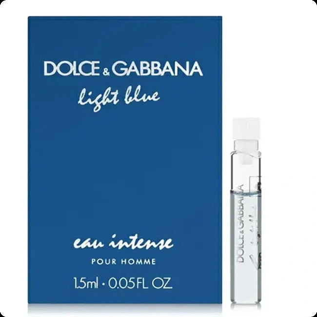 Миниатюра Dolce & Gabbana Light Blue Eau Intense Pour Homme Парфюмерная вода 1.5 мл - пробник духов
