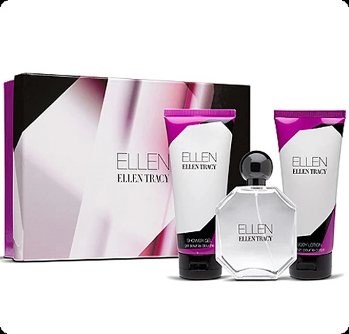 Ellen Tracy Ellen Набор (парфюмерная вода 100 мл + гель для душа 100 мл + лосьон для тела 100 мл) для женщин