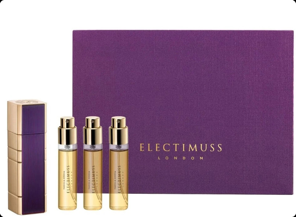 Electimuss Vanilla Edesia Набор (духи 10 мл + духи 10 мл + духи 10 мл + аксессуар) для женщин и мужчин