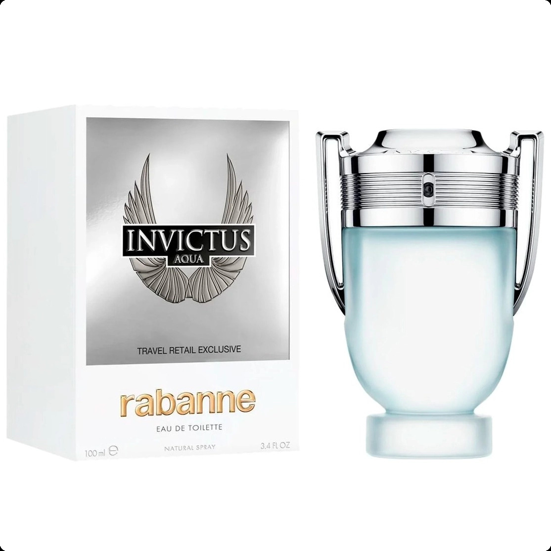 Paco Rabanne Invictus Aqua Туалетная вода 100 мл для мужчин