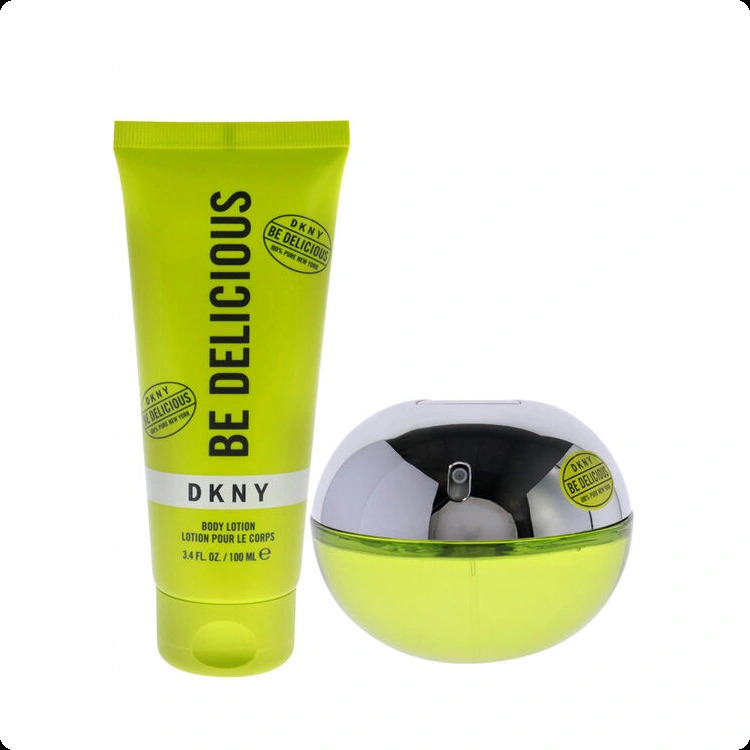 Donna Karan DKNY Be Delicious Набор (парфюмерная вода 100 мл + лосьон для тела 100 мл) для женщин