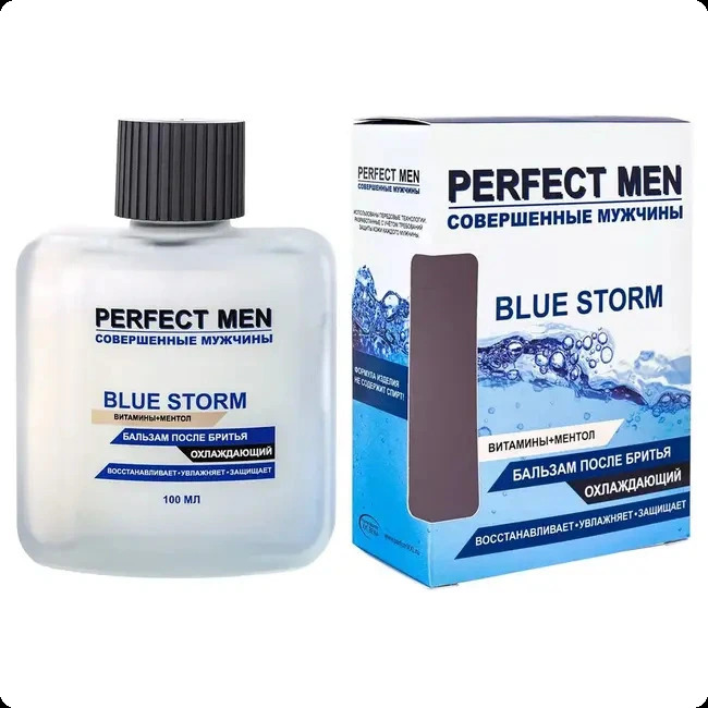 Parfum XXI Perfect Men Turbo Blue Storm Бальзам после бритья 100 мл для мужчин