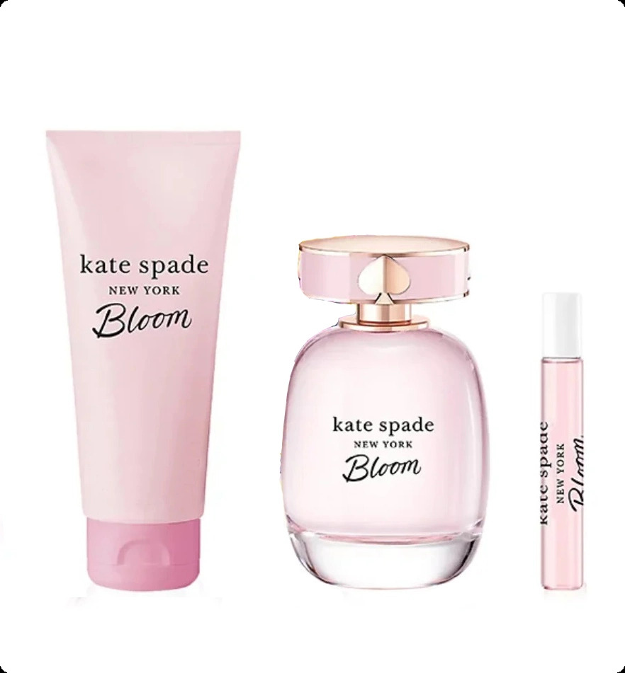 Kate Spade New York Bloom Набор (туалетная вода 100 мл + туалетная вода 7.5 мл + гель для душа 100 мл) для женщин