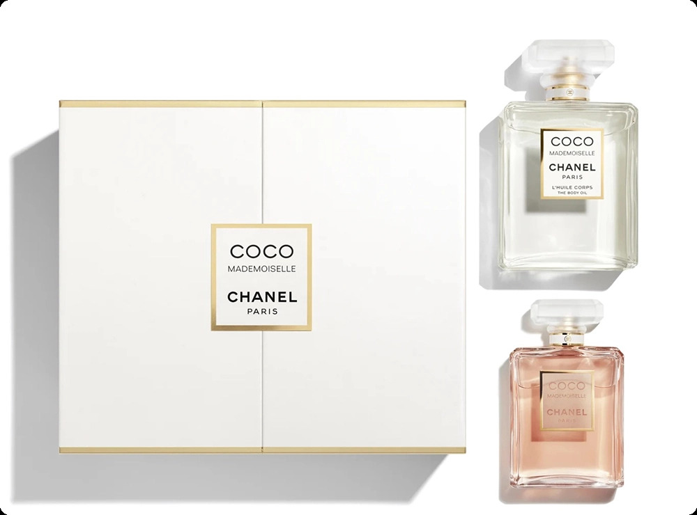 Chanel Coco Mademoiselle Набор (парфюмерная вода 50 мл + масло для тела 100 мл) для женщин