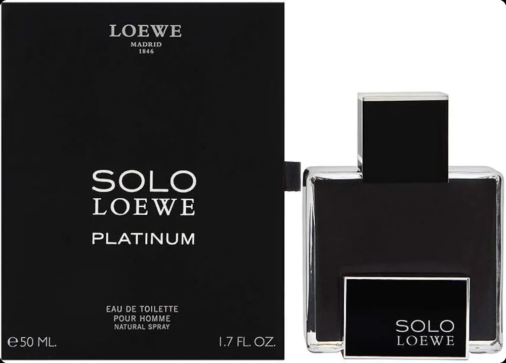 Loewe Solo Loewe Platinum Туалетная вода 50 мл для мужчин