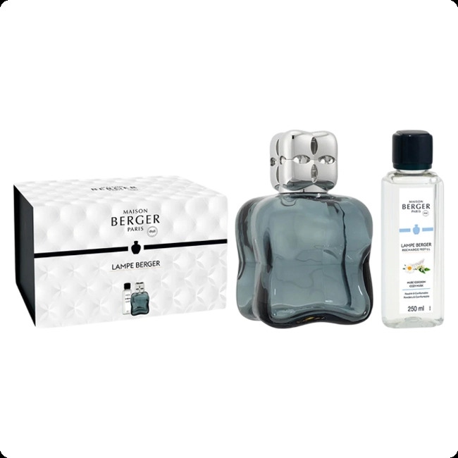 Maison Berger Blue Cosy Bouquet and Cozy Musk Набор (аксессуар 1 шт + аромат для дома 250 мл) для женщин и мужчин