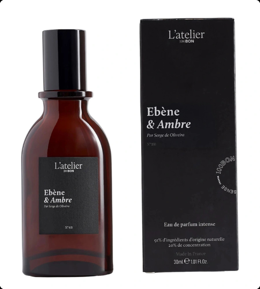 100BON L Atelier Ebene and Ambre Парфюмерная вода 30 мл для женщин и мужчин