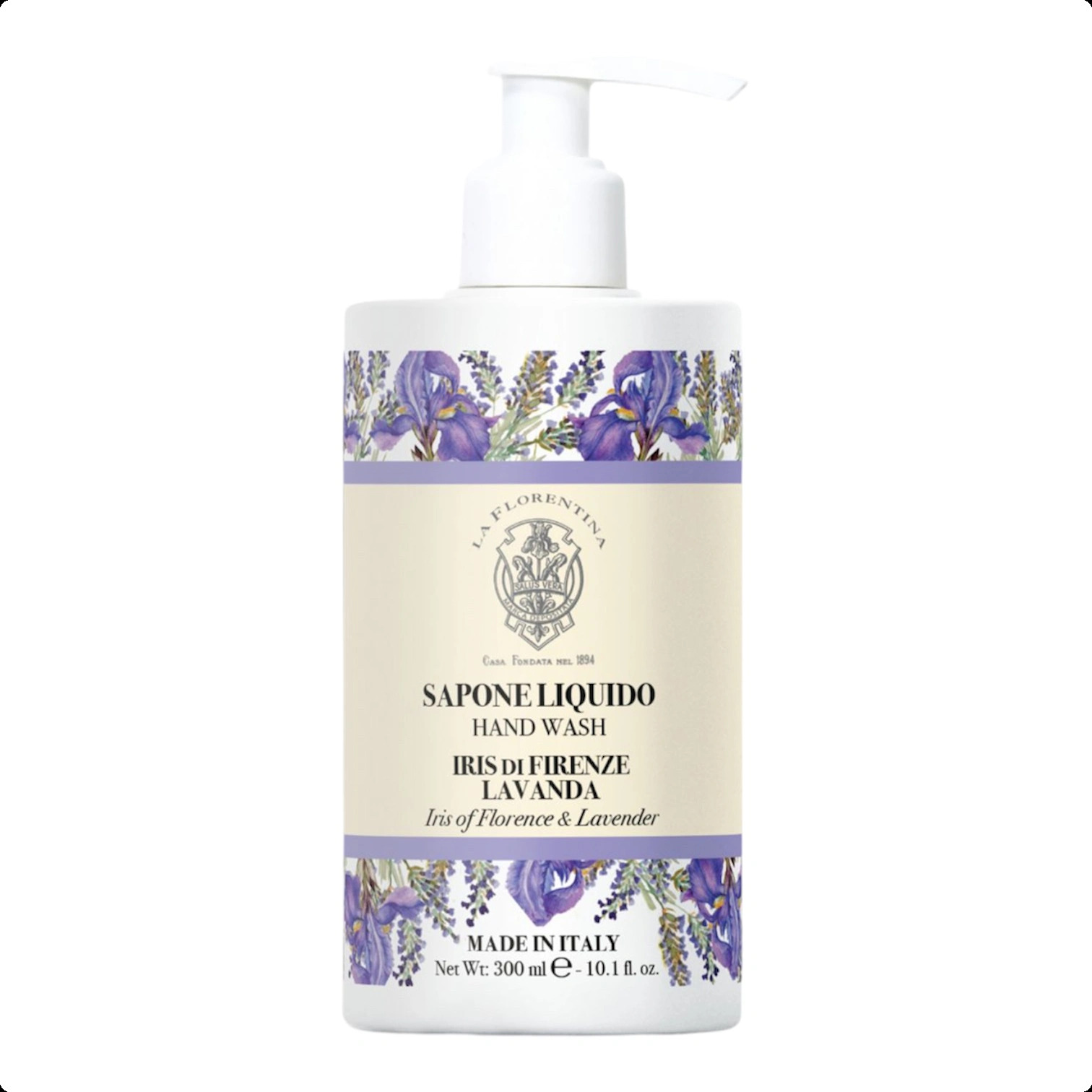 La Florentina Iris of Florence and Lavender Жидкое мыло 300 мл для женщин и мужчин