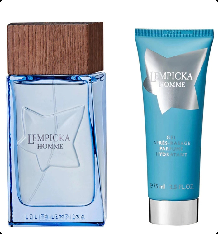 Lolita Lempicka Lempicka Homme Набор (туалетная вода 100 мл + бальзам после бритья 75 мл) для мужчин